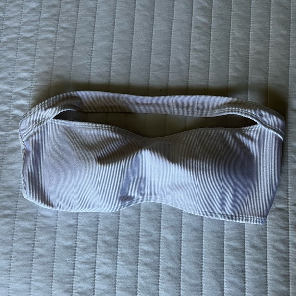 Tularosa white ribbed bikini revolve medium / small - Picture 7 of 12